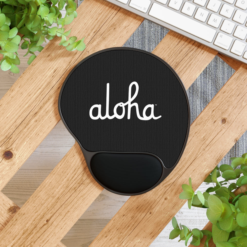 Classic Aloha Script Mouse Pad