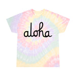 Classic Aloha Script Tie-Dye Tee