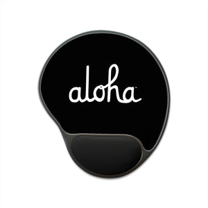 Classic Aloha Script Mouse Pad