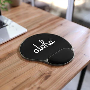 Classic Aloha Script Mouse Pad