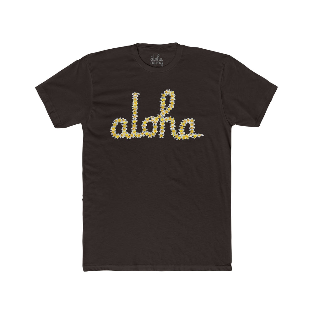 Aloha Script Plumeria (Lightweight Slim Fit)