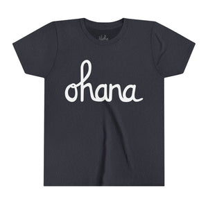 Ohana Script Youth Short Sleeve Tee