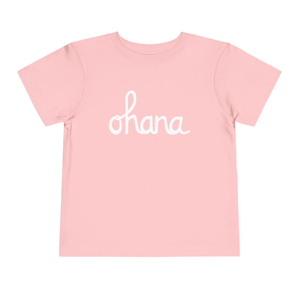 Ohana Script Toddler Short Sleeve Tee