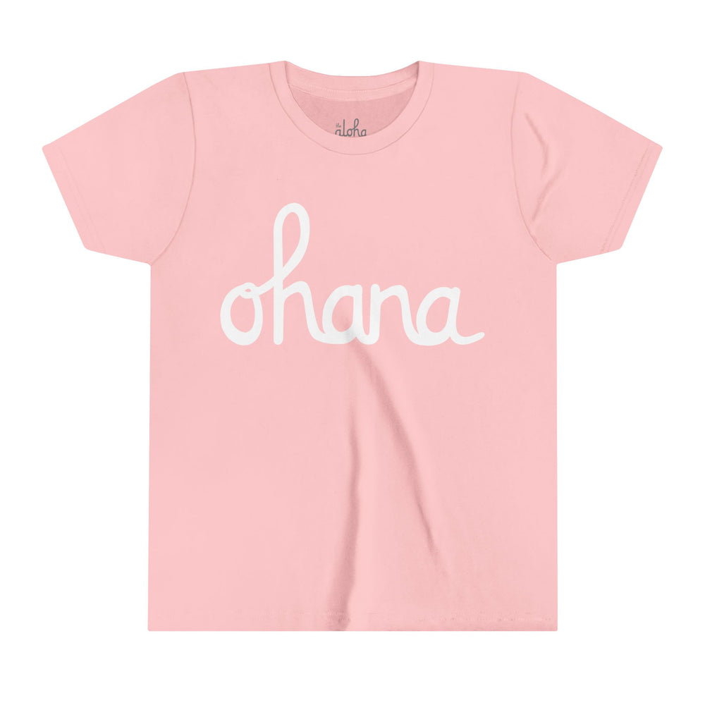 Ohana Script Youth Short Sleeve Tee