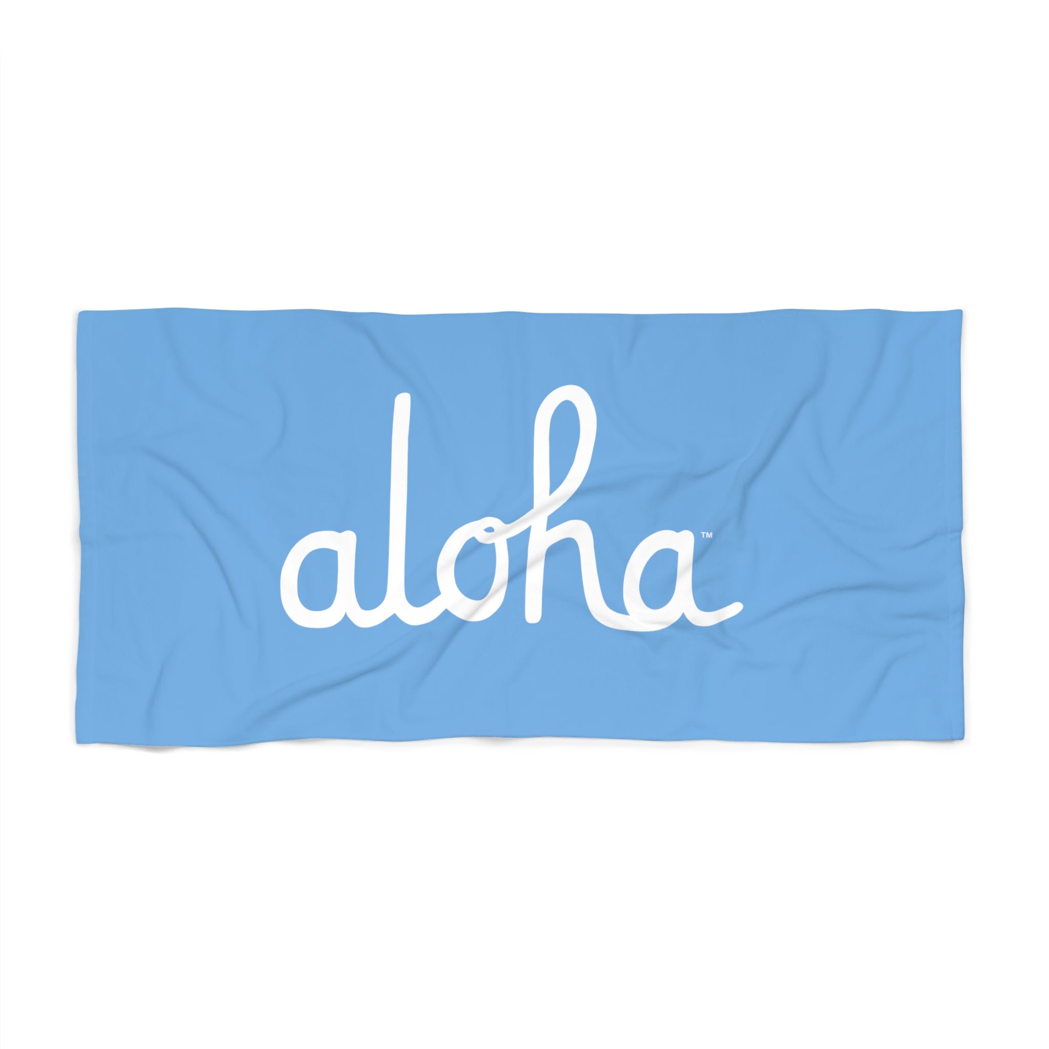 Classic Aloha Script Beach Towel – ALOHA ARMY