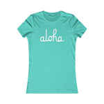 Classic Aloha Script Women's Slim Fit