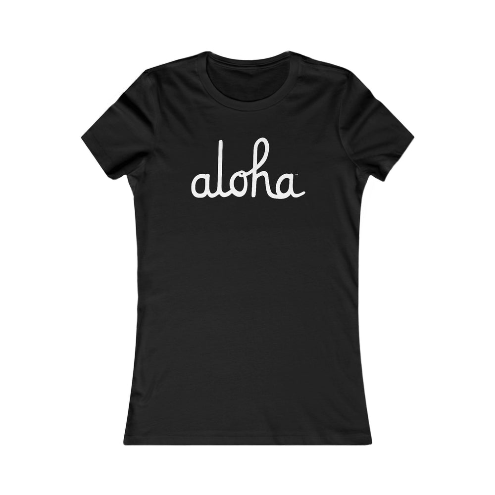 Classic Aloha Script Women's Slim Fit