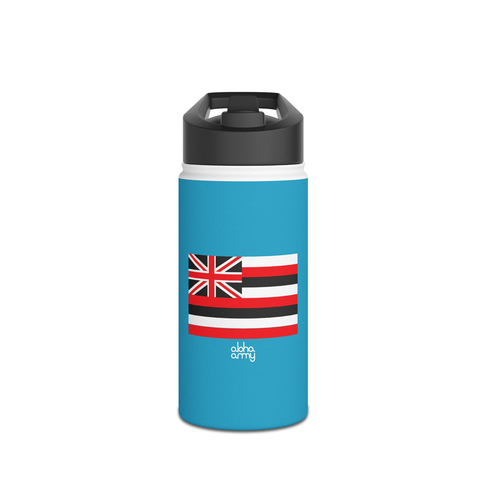 Hawaiian Flag Stainless Steel Water Bottle, Standard Lid