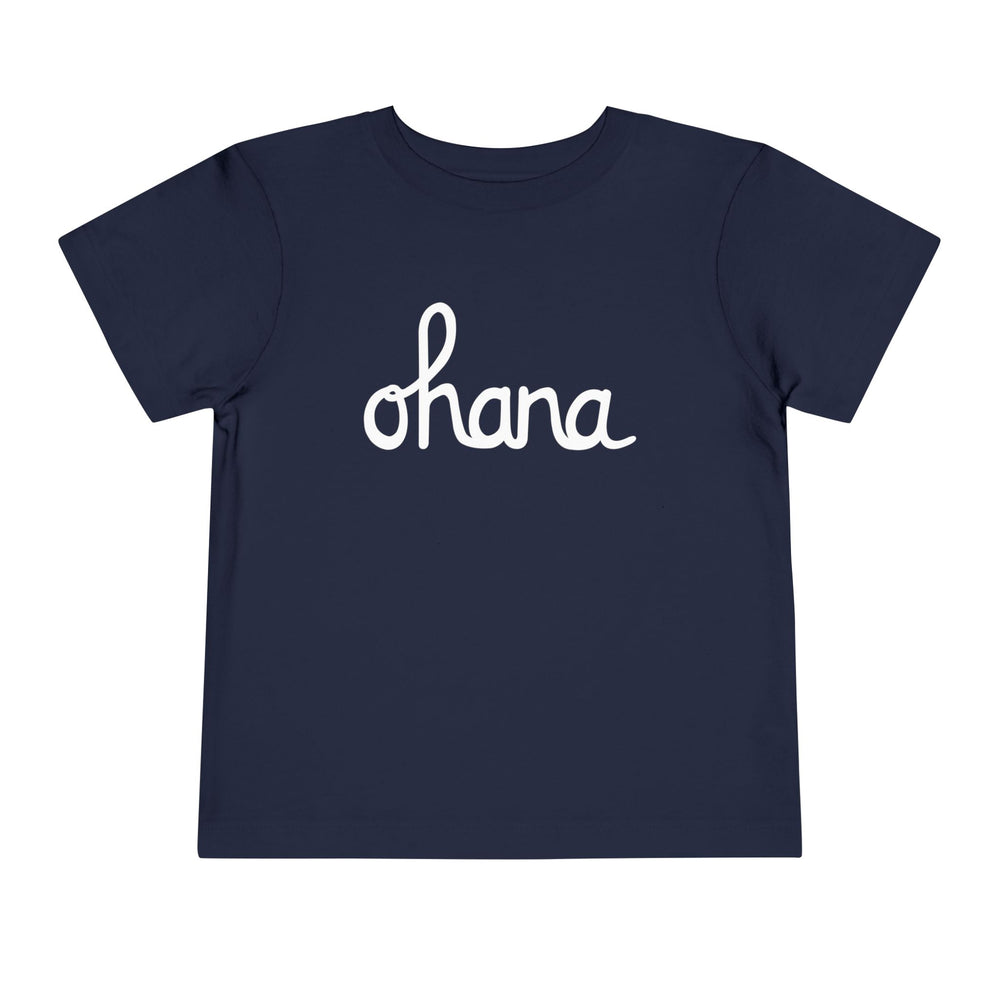 Ohana Script Toddler Short Sleeve Tee