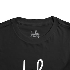 Halloween Aloha Script Toddler Short Sleeve Tee