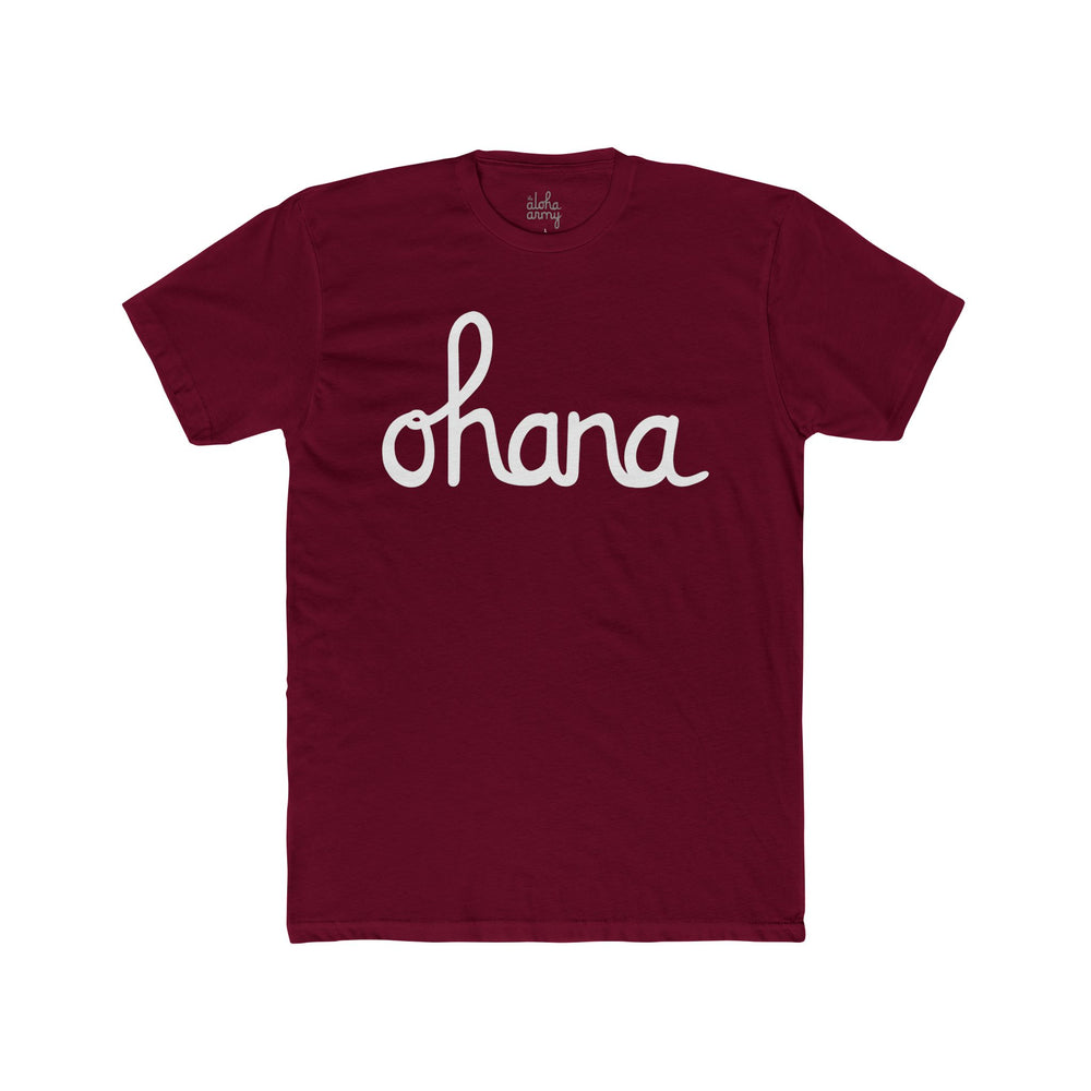 Ohana Script Tee (Light Weight Slim Fit)