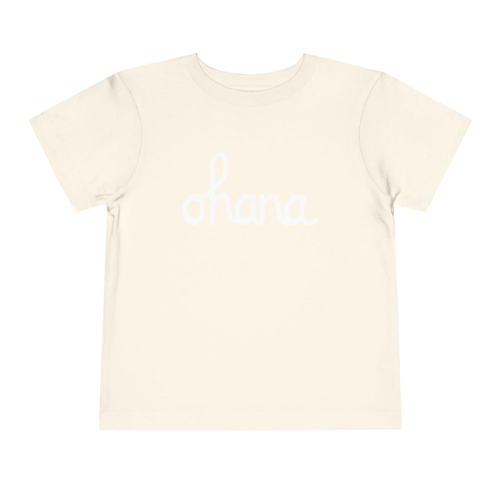 Ohana Script Toddler Short Sleeve Tee