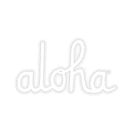 Classic Aloha Script Kiss-Cut Stickers