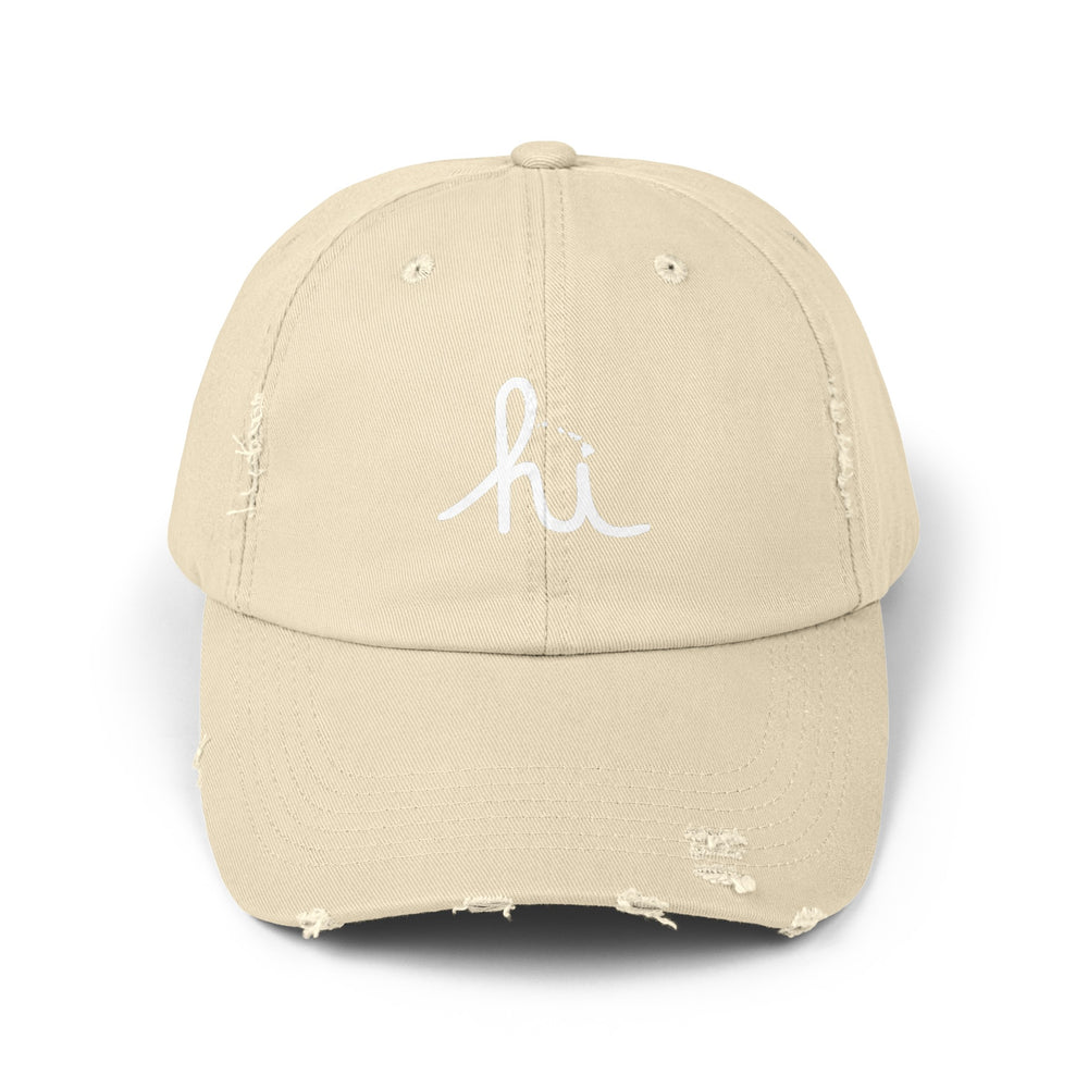 Hi Lands Unisex Distressed Cap