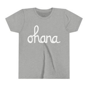 Ohana Script Youth Short Sleeve Tee