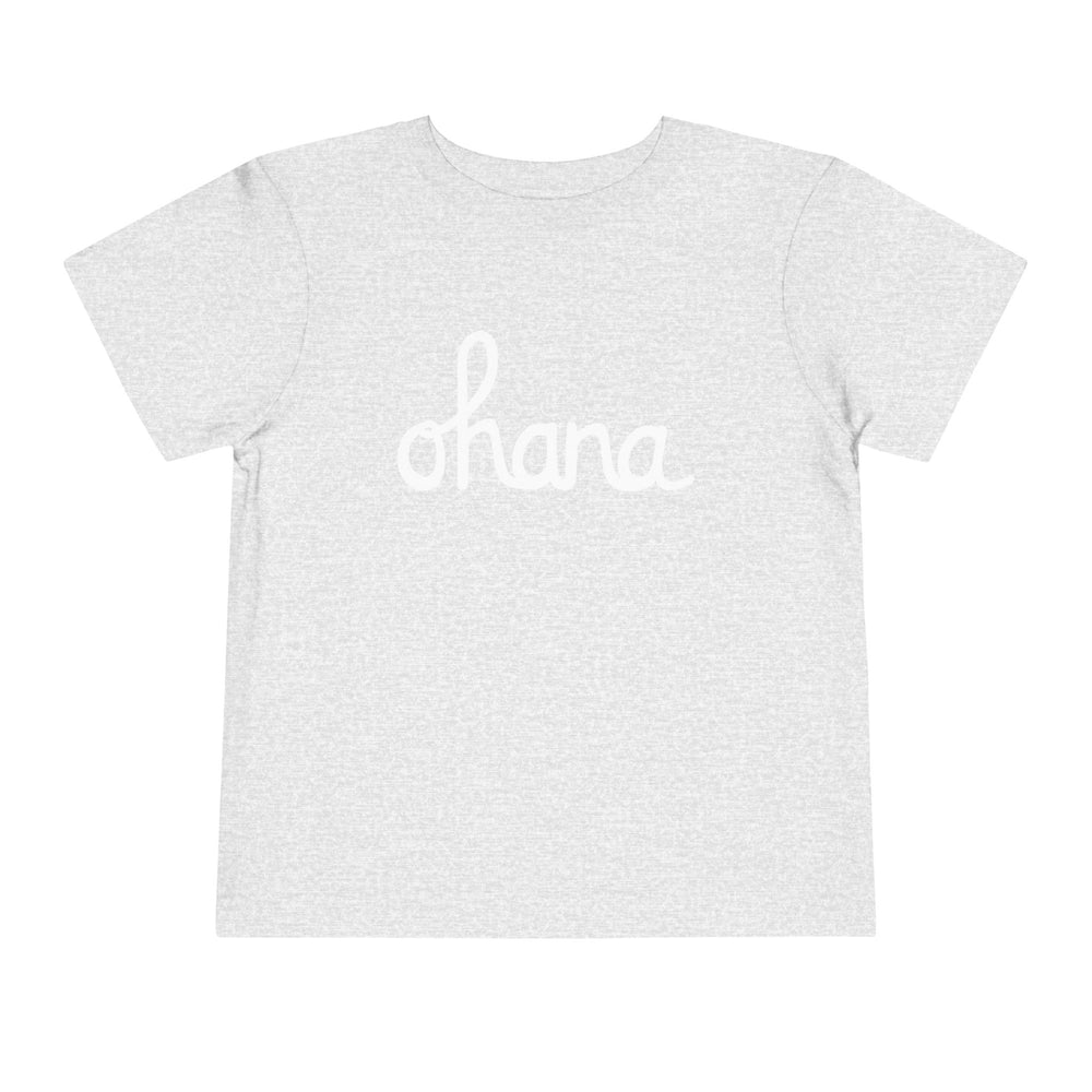 Ohana Script Toddler Short Sleeve Tee