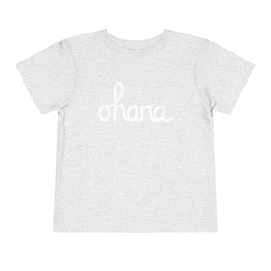 Ohana Script Toddler Short Sleeve Tee