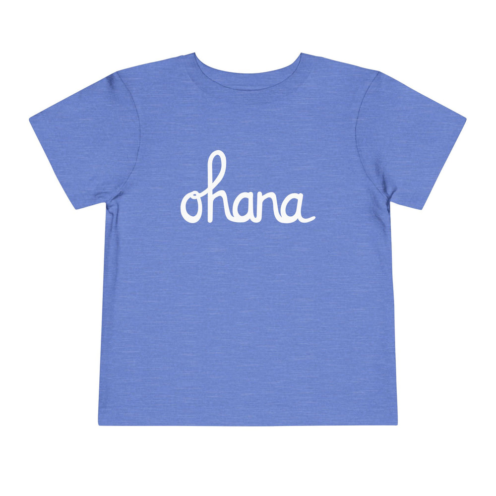 Ohana Script Toddler Short Sleeve Tee