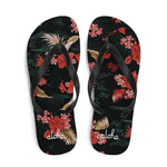 Classic Aloha Script Boba Slippahs